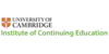 Logo University of Cambridge Institute of Continuing Education