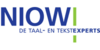 Logo van NIOW De Taal- en Tekstexperts Logo van NIOW De Taal- en Tekstexperts